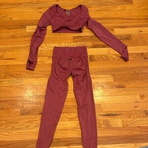 Women's Mauve Leggings Set